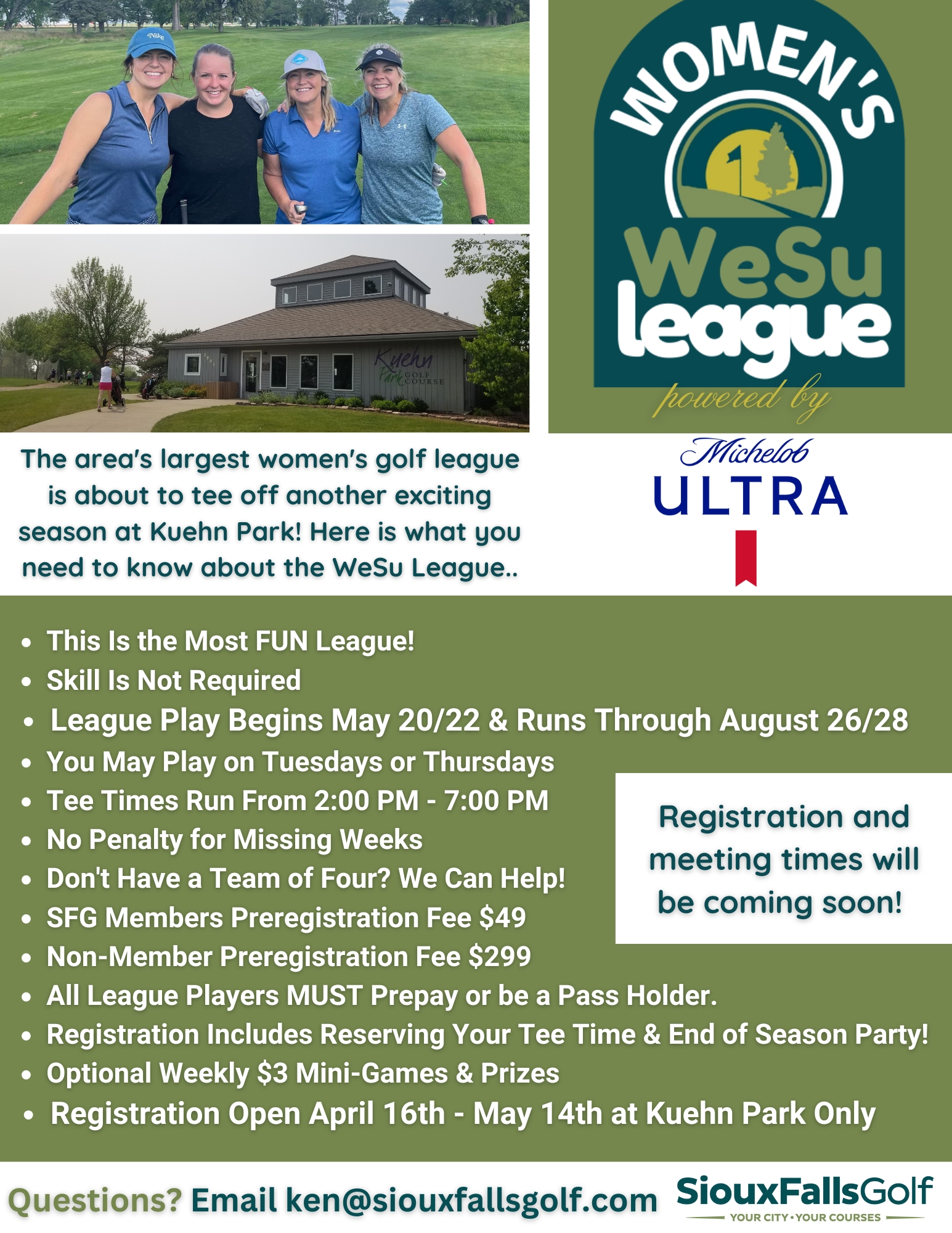 2025 WESU League Flyer